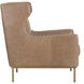 Virgil Marseille Camel Leather Lounge Chair